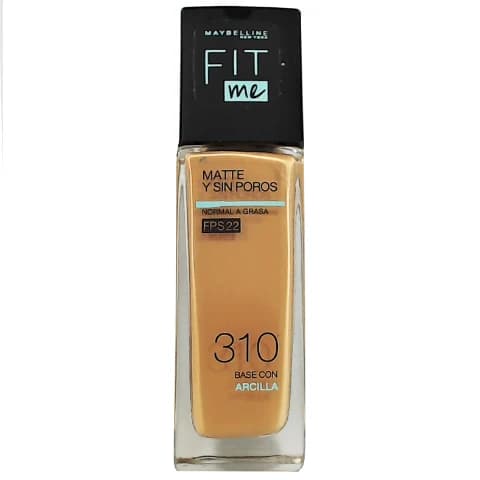 Base de Maquillaje Maybelline Fit Me Mate y Poros Tono 310