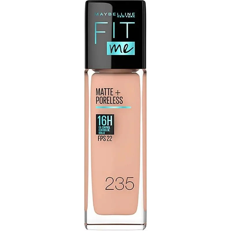 Base de Maquillaje Maybelline Fit Me Mate + Poros Tono 235