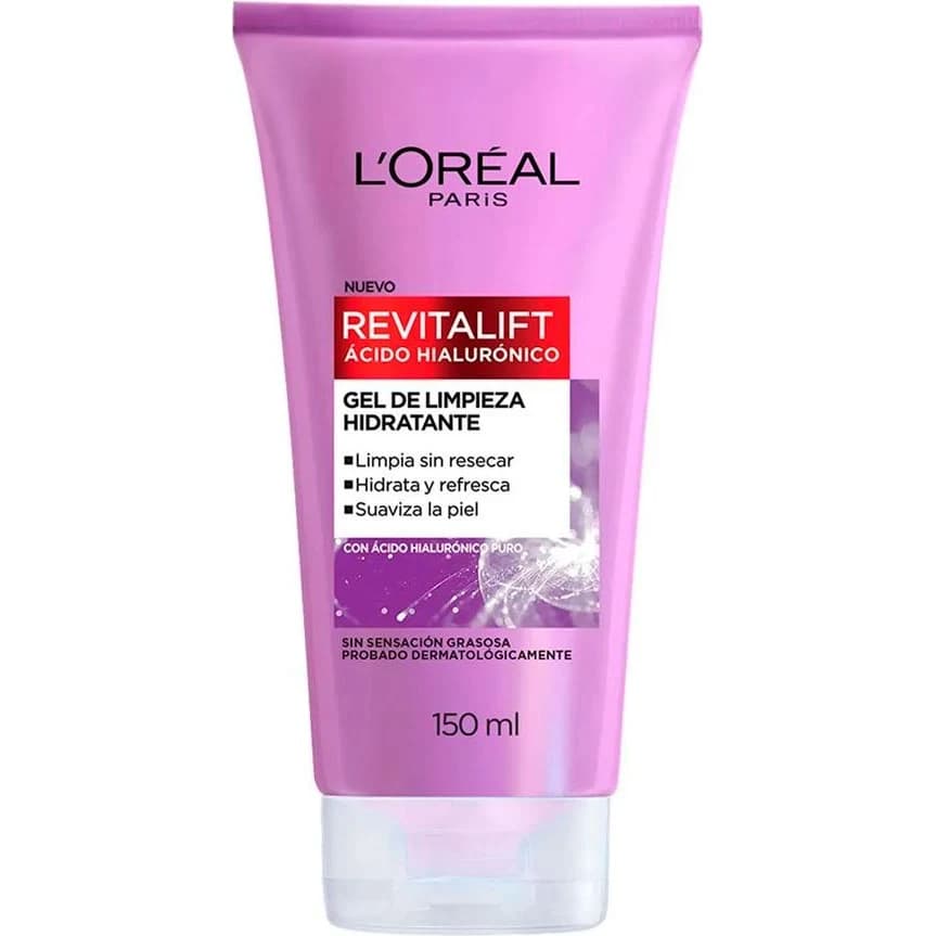 Gel de Limpieza L'Oréal Dermo Expert Revitalift Ácido Hialurónico 150 ml