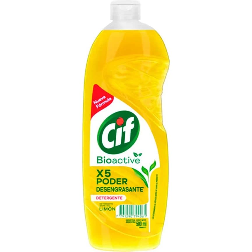 Limpiador Cif Bio Limón 500 ml