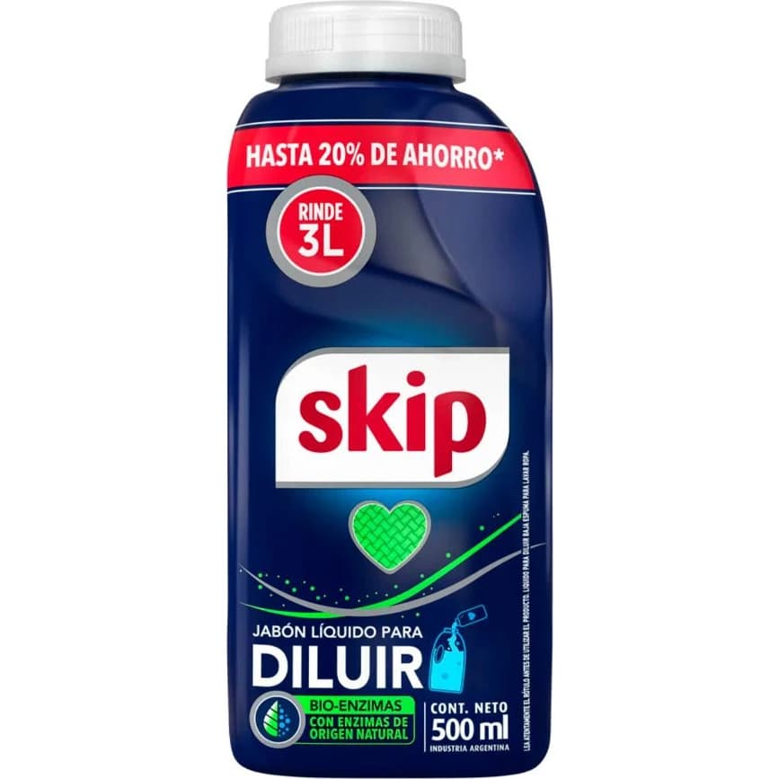 Skip Bio Enzima Jabón Líquido para Diluir 500 ml