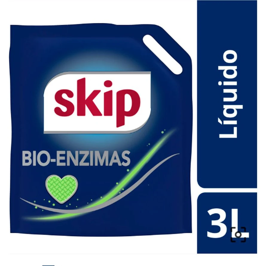 Skip Detergente Líquido Bio Enzimas 3000 ml