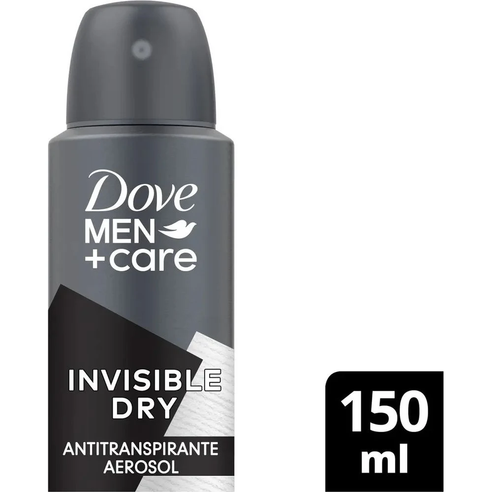 Desodorante Antitranspirante Aerosol Dove Men Invisible Dry 150 ml