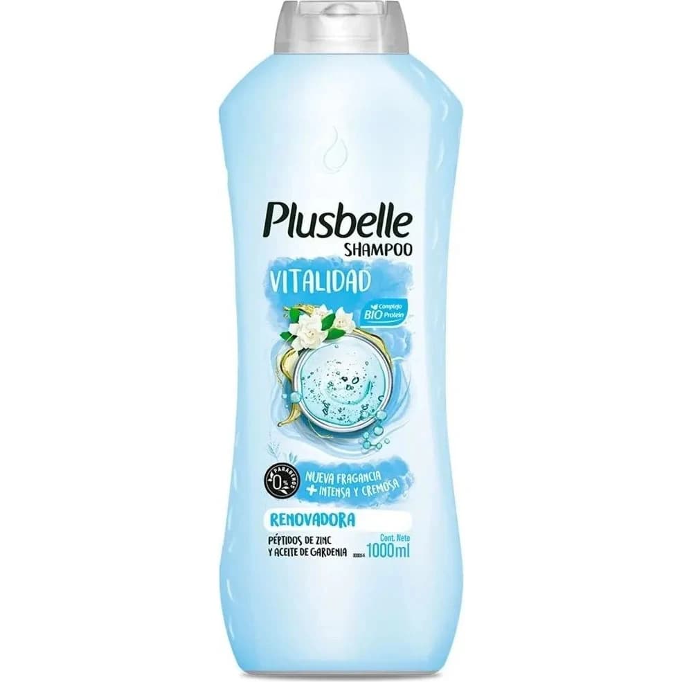Shampoo Plusbelle Vitalidad Renovador 1 L