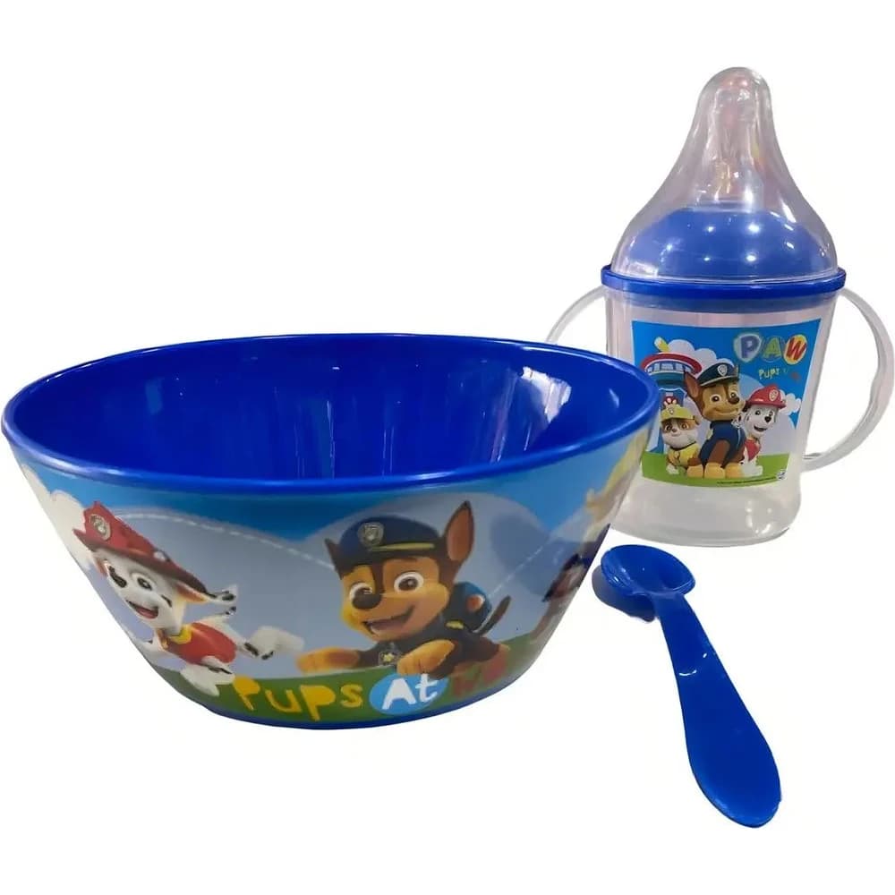 Set Infantil Cuenco + Vaso Paw Patrol