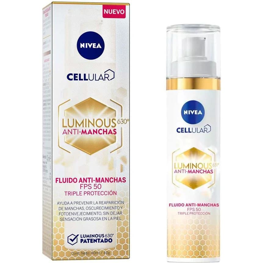 Loción Protectora Nivea Luminous FPS 50 40 ml