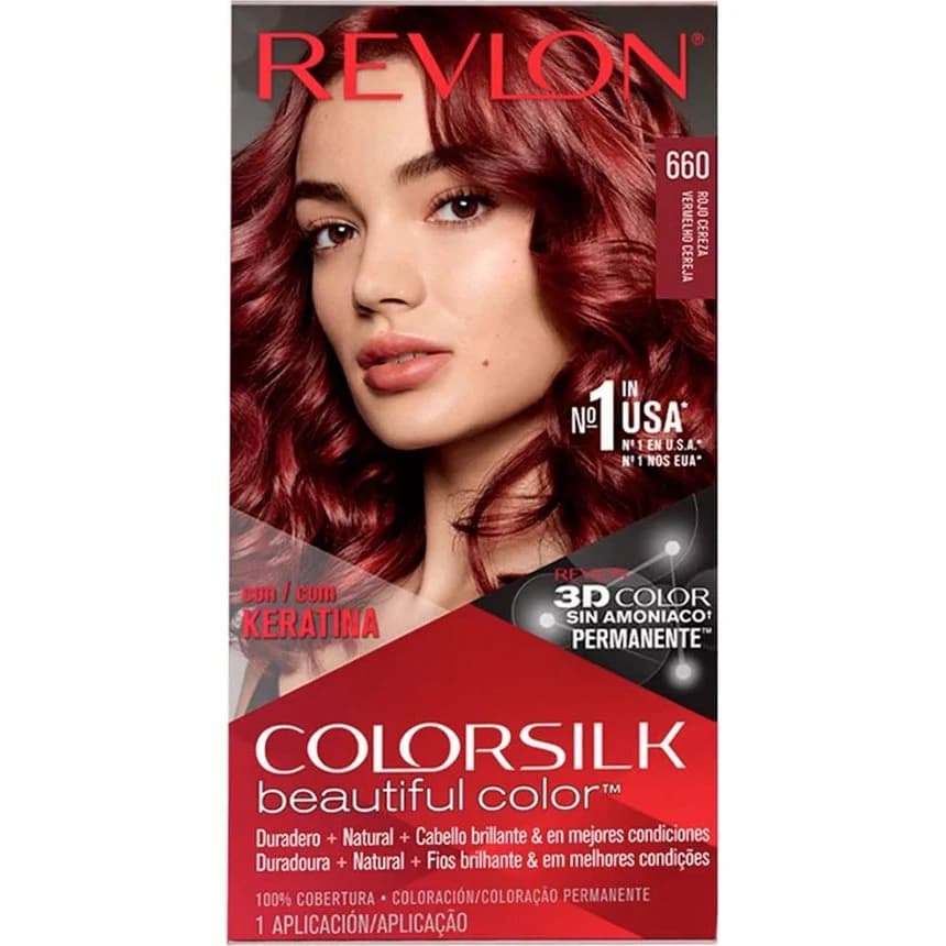 Tintura Capilar Revlon Colorsilk Rojo Cere660