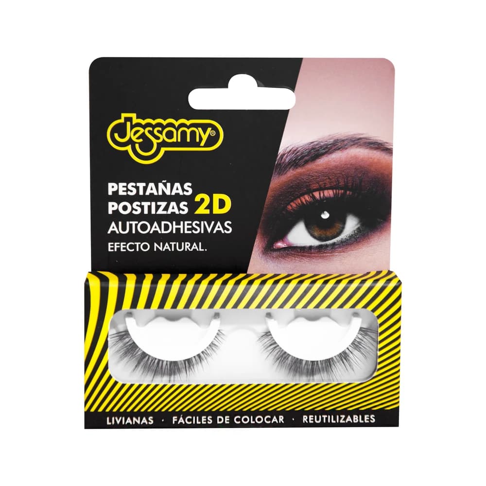Pestañas Postizas 2D Autoadhesivas Jessamy G123