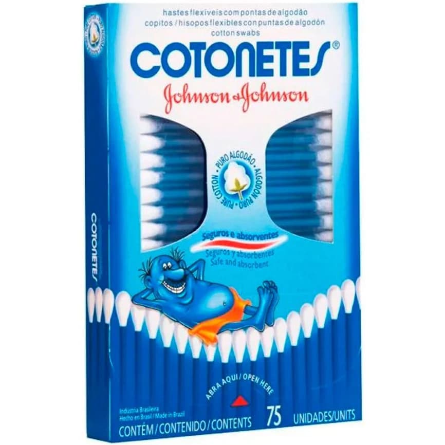 Cotonetes Johnson's Baby x 75 unidades