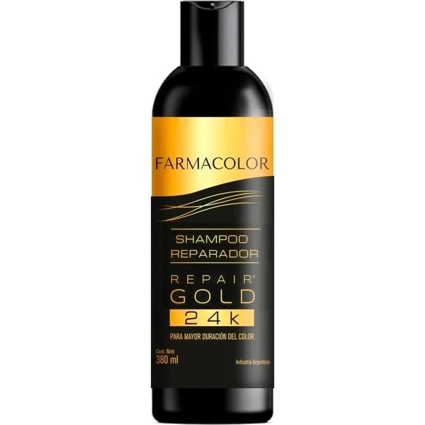 Shampoo Farmacolor Gold Reparador 380 ml