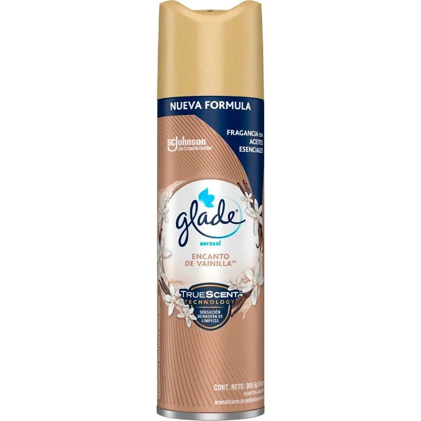 Ambientador Aerosol Glade Aroma Vainilla 360 ml