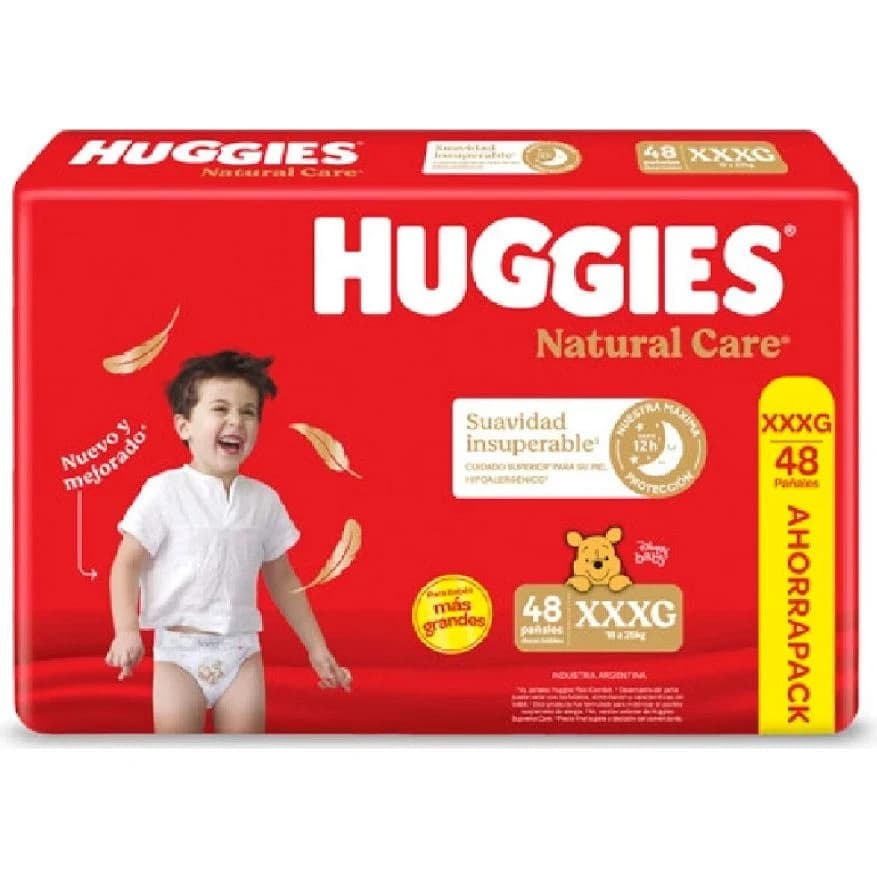 Pañales Huggies Supreme Care Talle XXG x48