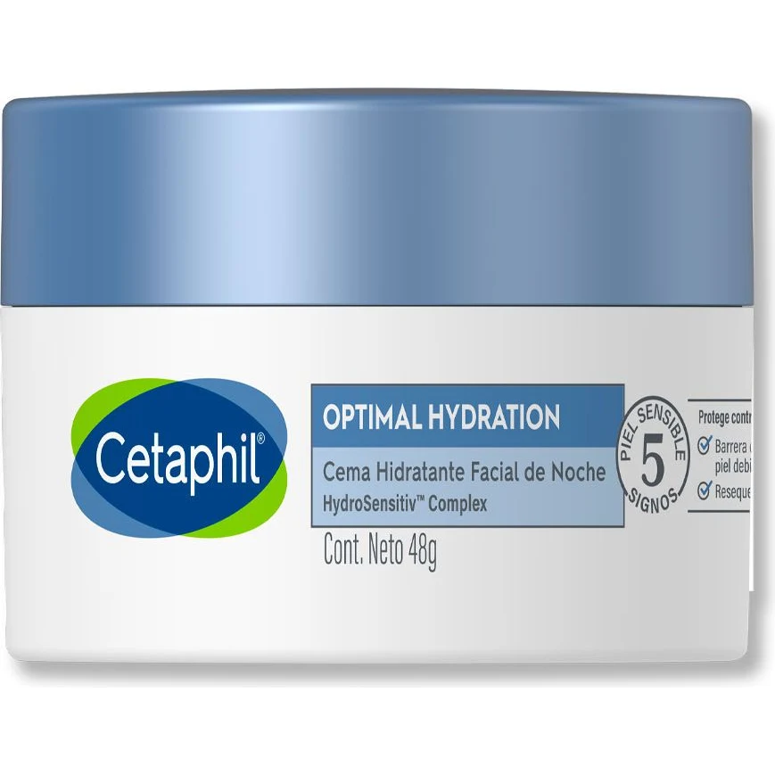 Crema Facial de Noche Cetaphil Optimal Hydration