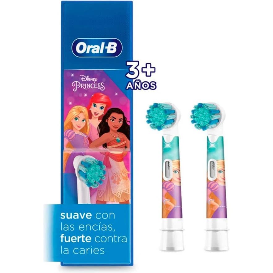 Repuesto de Cepillo Eléctrico Oral-B Kids Disney Princess x 2