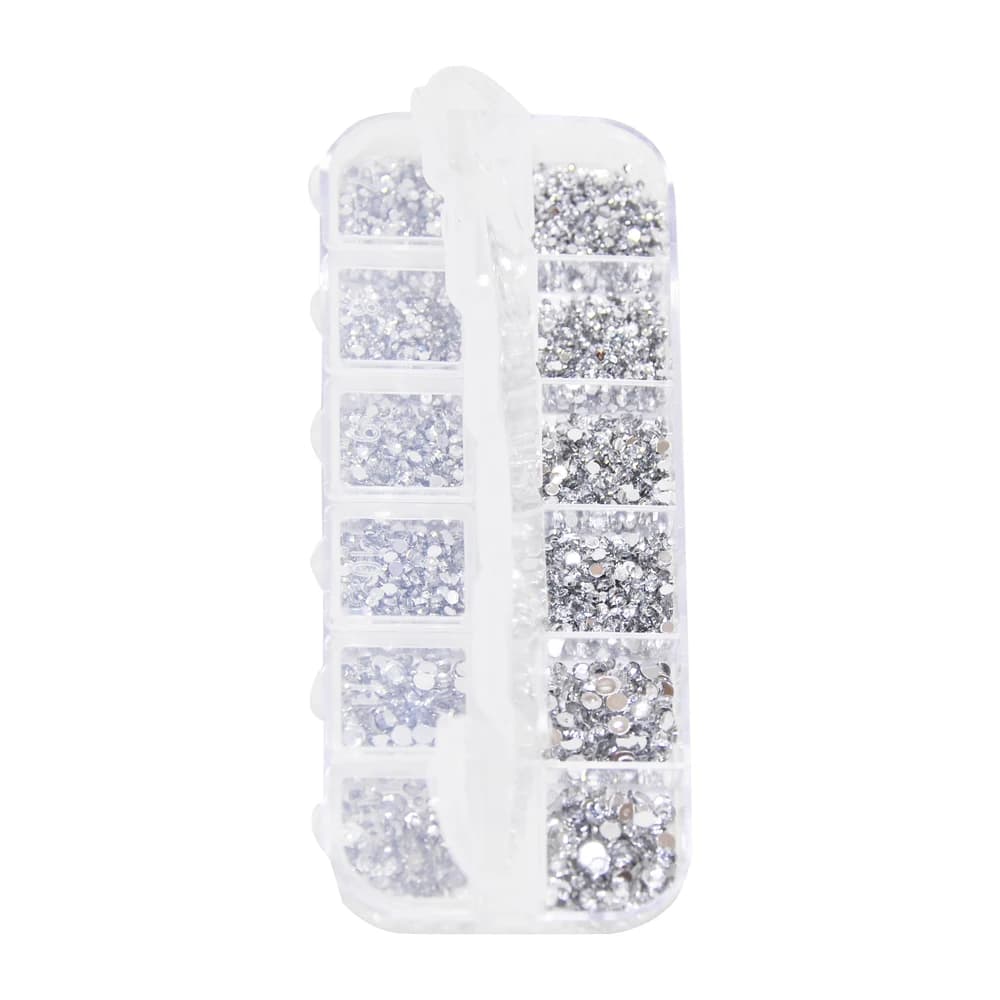 Organizador con Rhinestone Plata Jessamy