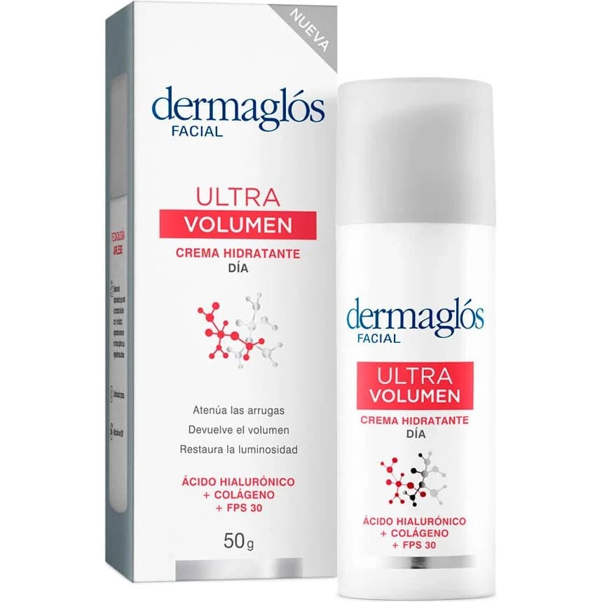 Crema Facial Dermaglós Ultra Volumen Día 50 g