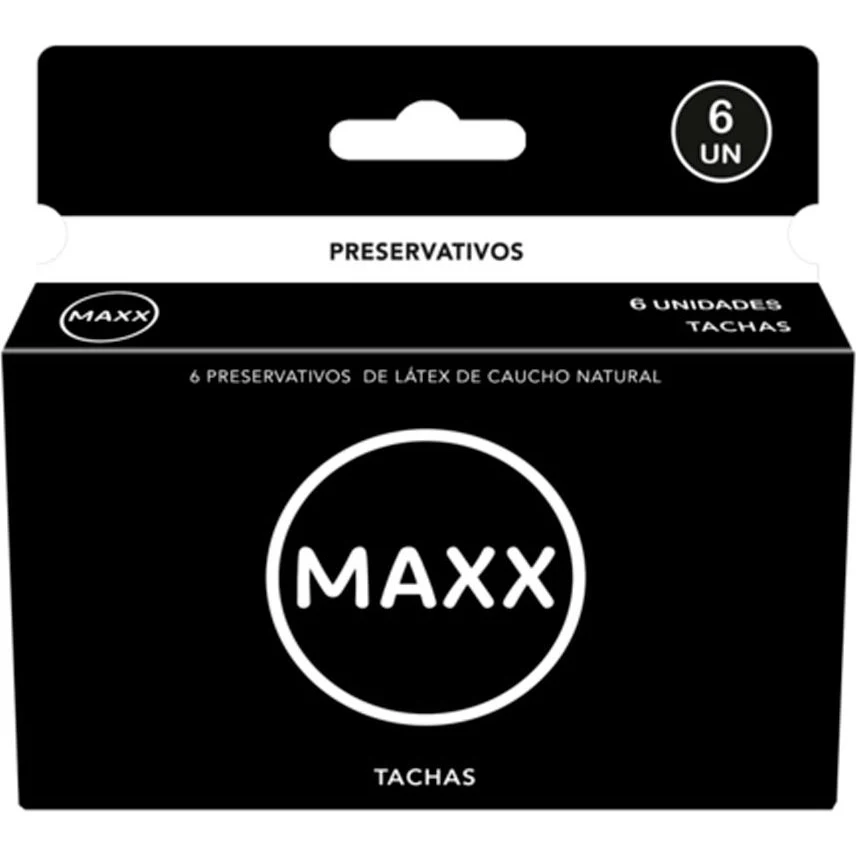 Preservativos Maxx Tachas x 6