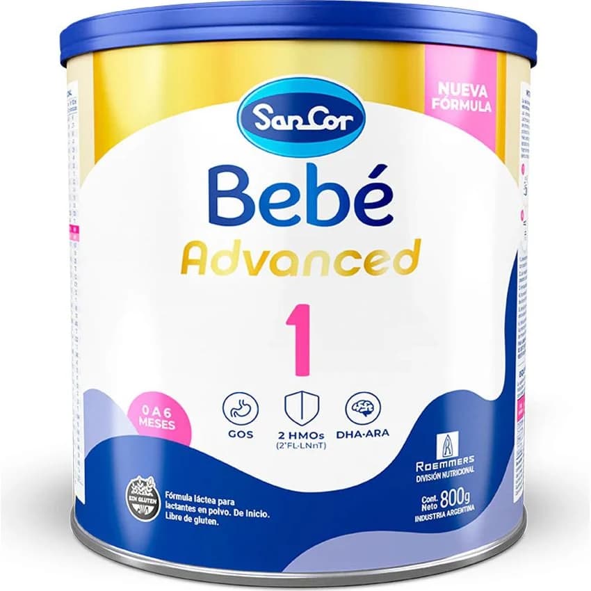 Sancor Bebé 1 ADV Fórmula Infantil Lata 800 g