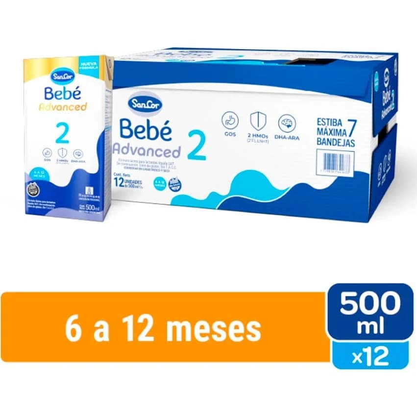Sancor Bebé 2 Advance Brik 500 ml