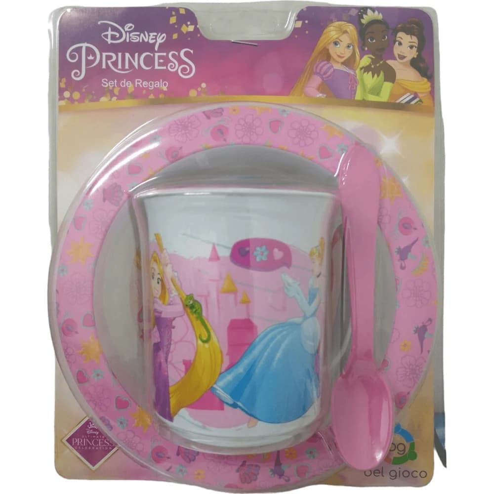 Set Bowl + Taza Disney Princesas