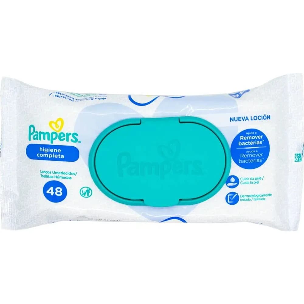 Toallitas Húmedas Pampers Nueva Loción x48 Unidades