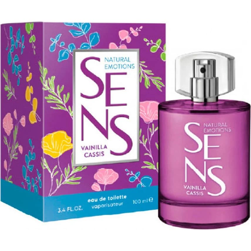 Eau de Toilette Sens Natural Vainilla y Cassis 100 ml