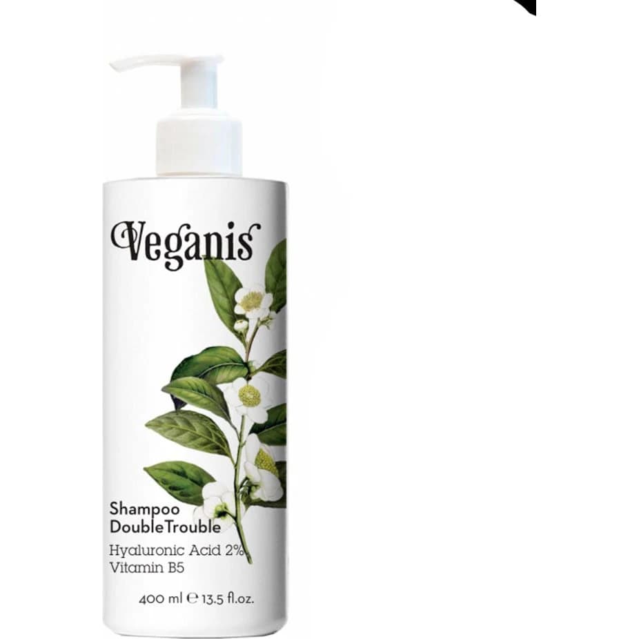 Shampoo Veganis Double Trouble Ácido Hialurónico 400 ml