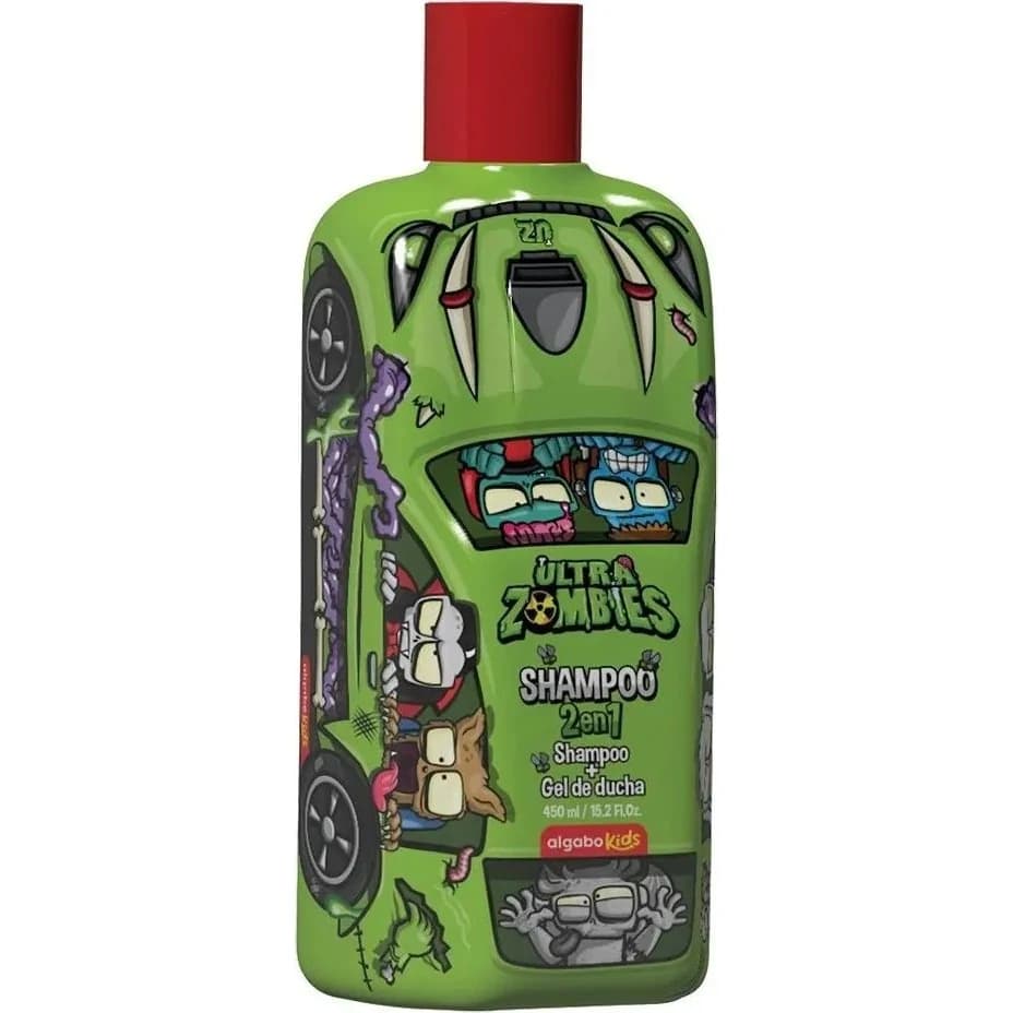 Shampoo Infantil Algabo Zombies + Gel de Ducha