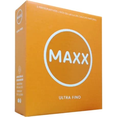 Preservativos Maxx Ultra Fino x 3