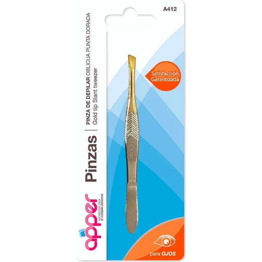Pinza Depiladora Dorada