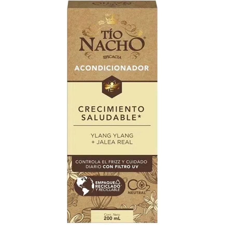 Acondicionador Tío Nacho Crecimiento Sin Volumen 2x200 ml