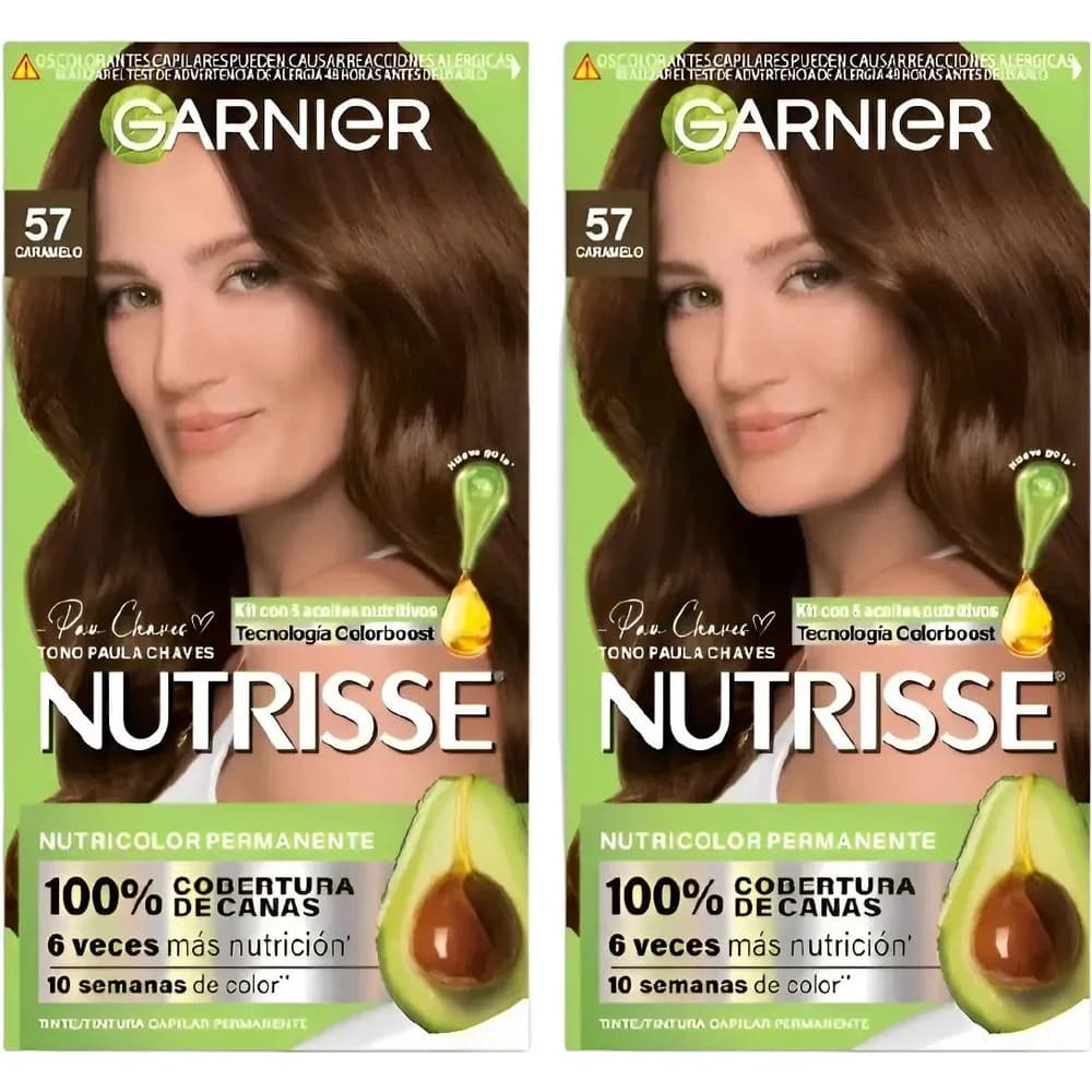 Tintura Capilar Garnier Nutrisse Tono 57 Ámbar