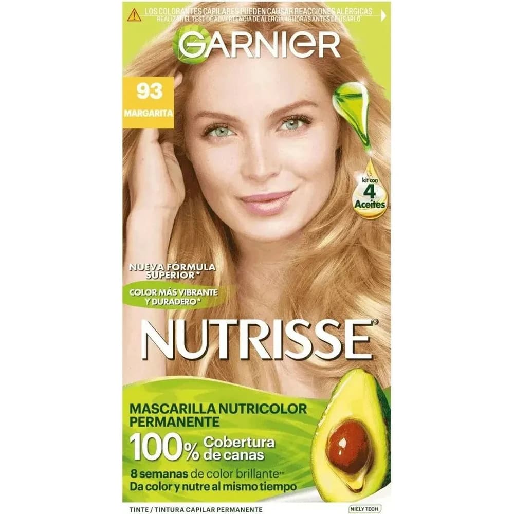 Tintura Capilar Garnier Nutrisse Tono 93 Margarita