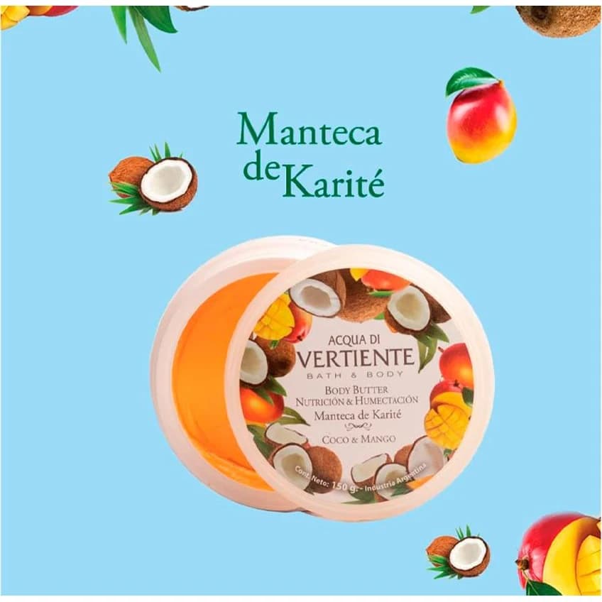 Crema Corporal Vertiente Body Coco & Mango 150 ml
