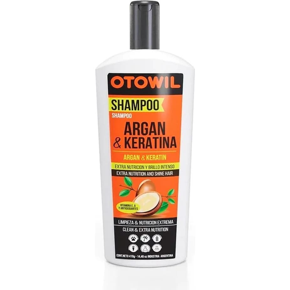 Shampoo Otowil Argán y Queratina 410 ml