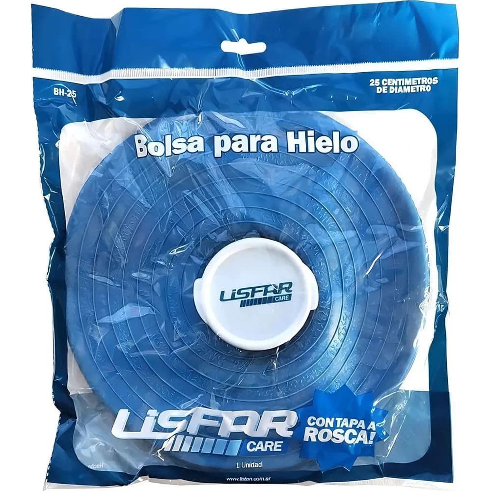 Bolsa para Hielo Lisfar con Tapa a Rosca de Silicona 25 cm