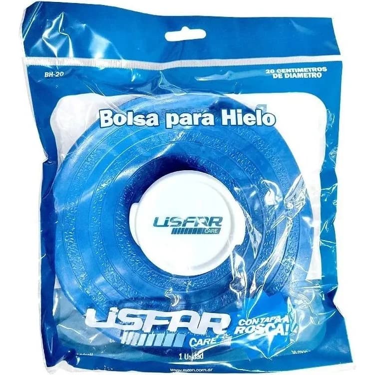 Bolsa para Hielo Lisfar con Tapa a Rosca de Silicona 20 cm