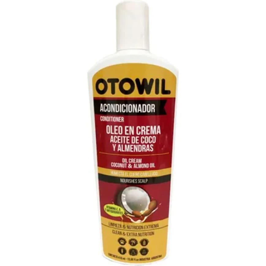 Acondicionador Otowil Aceite de Coco y Almendras 410 ml