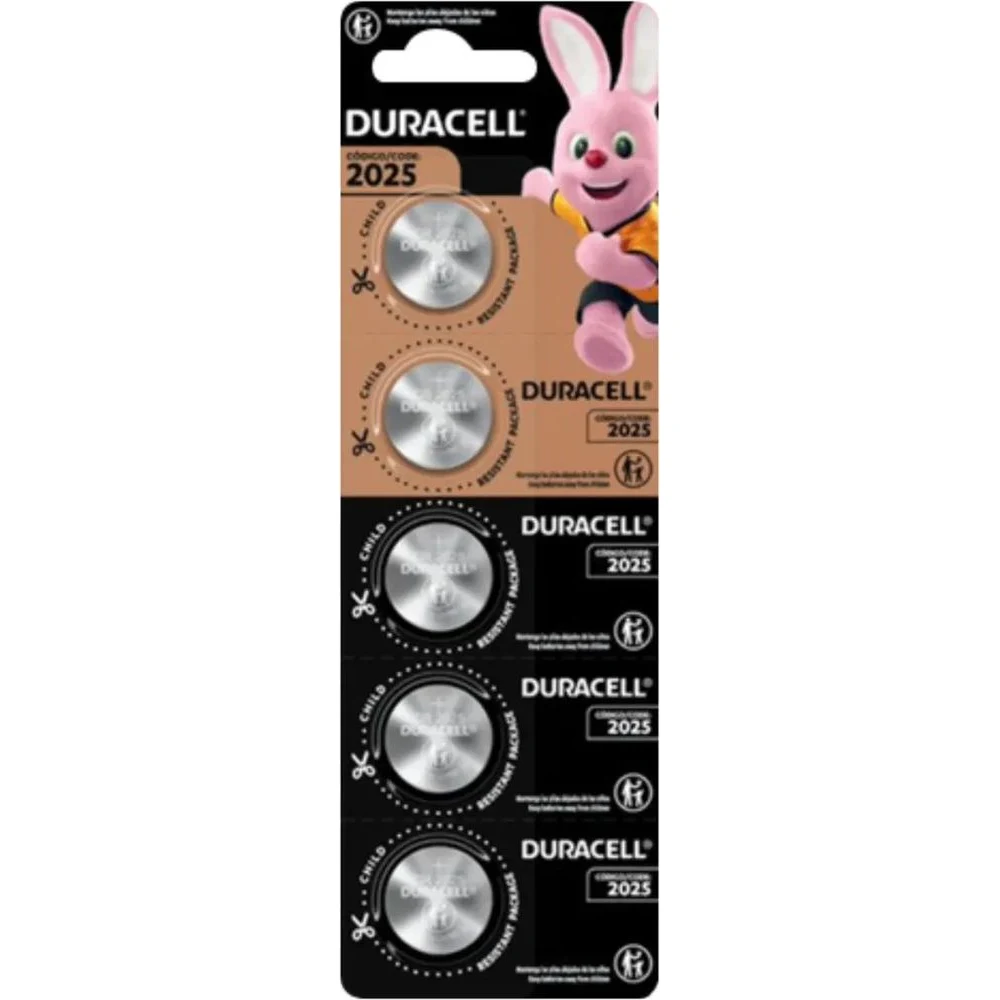 Pilas Duracell Lithium 2025 Pack 5 unidades