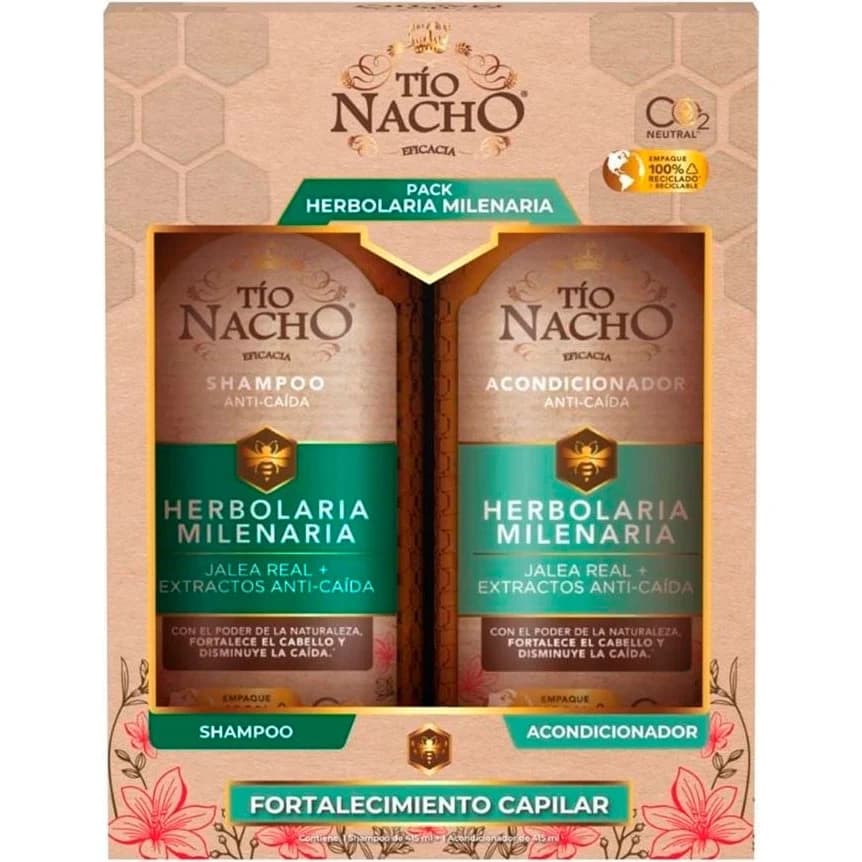 Shampoo + Acondicionador Tío Nacho Herbolaria 415 ml