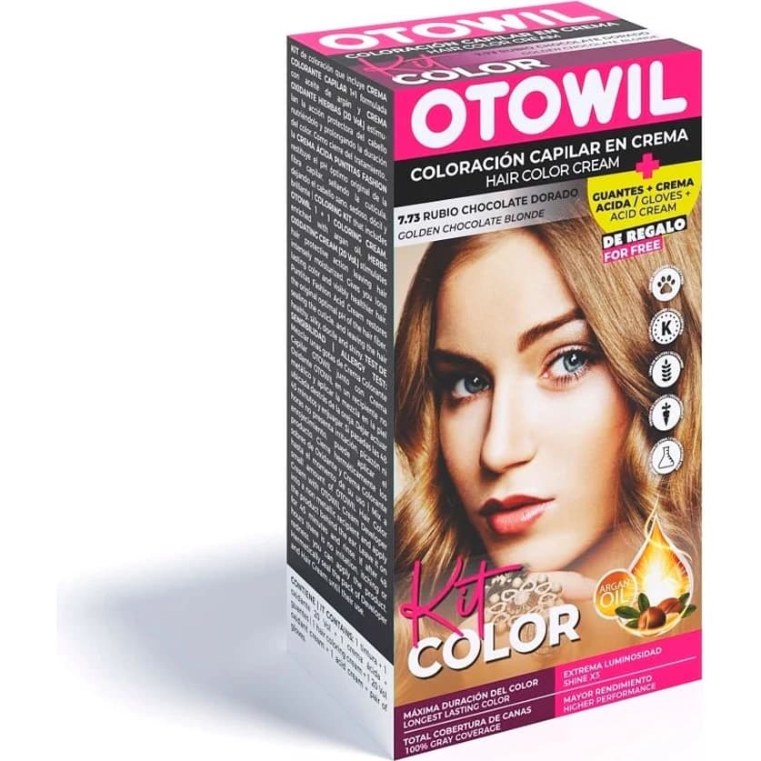 Tintura Capilar Otowil Tint Kit Tono 7.73