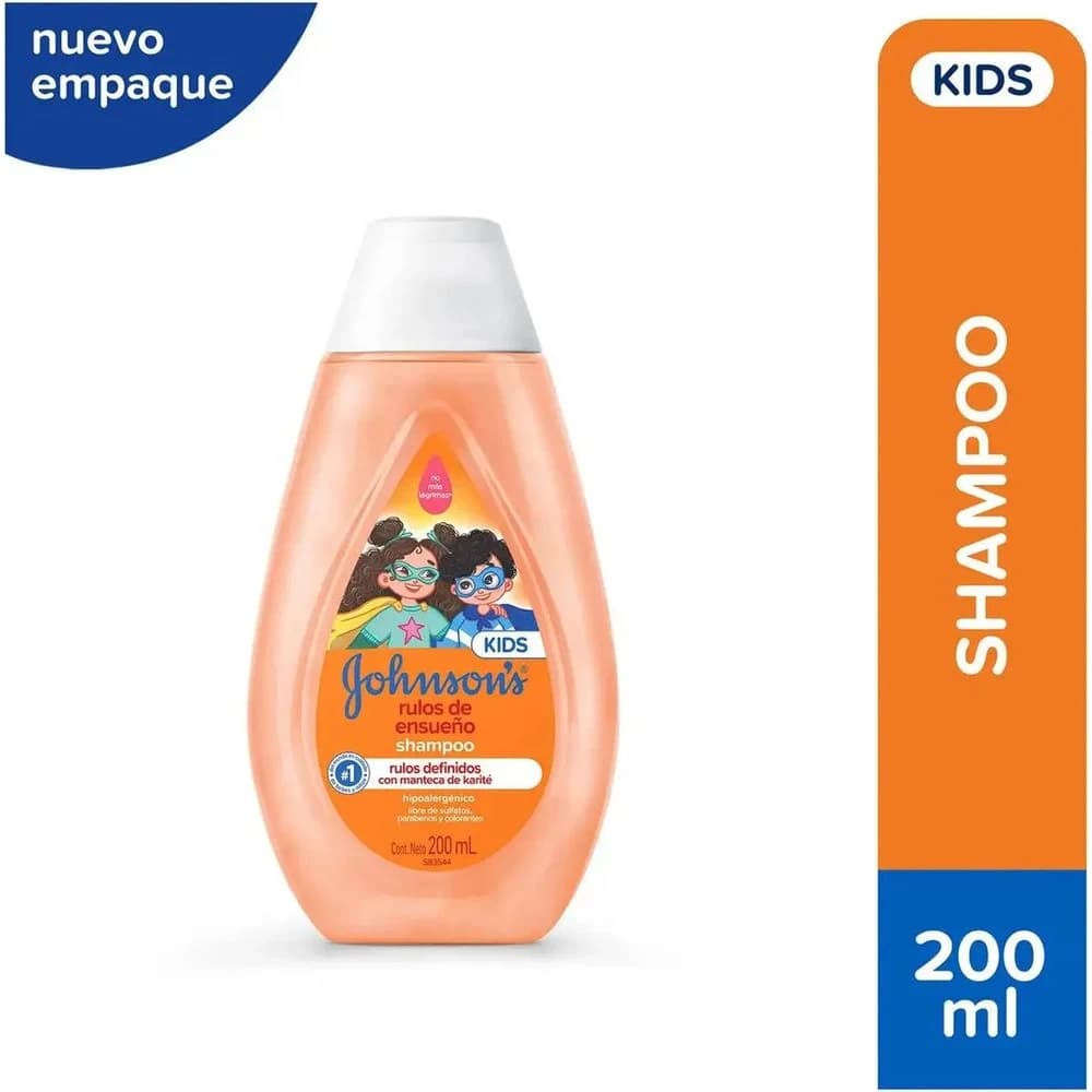Shampoo Johnson's Baby Rulos de Ensueño 200 ml