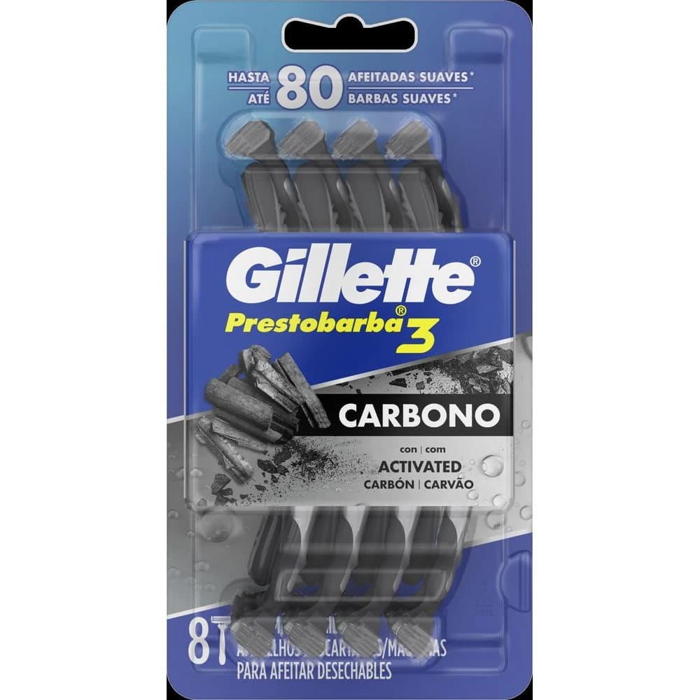 Crema de Afeitar Gillette Anti Derma Irritación x8