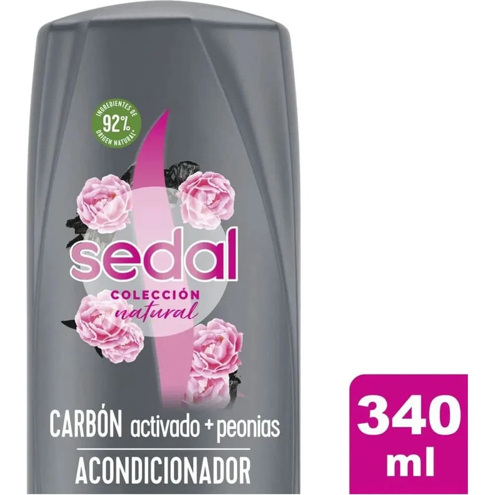 Acondicionador Sedal Carbón y Peonía 340 ml