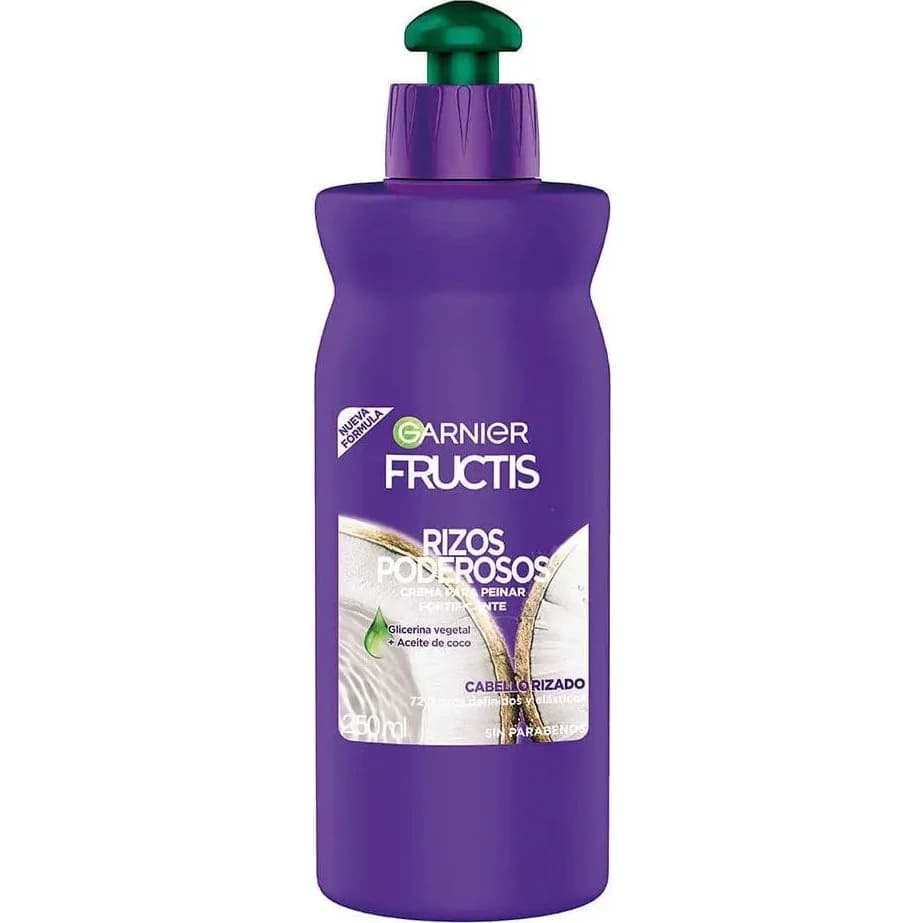 Crema para Peinar Garnier Fructis Rizos Poderosos 250 ml