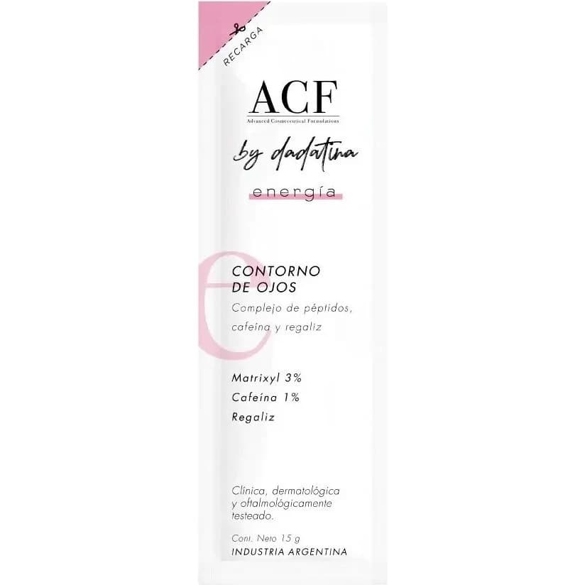 Crema Facial Contorno de Ojos ACF by Dadatina Energía Refill