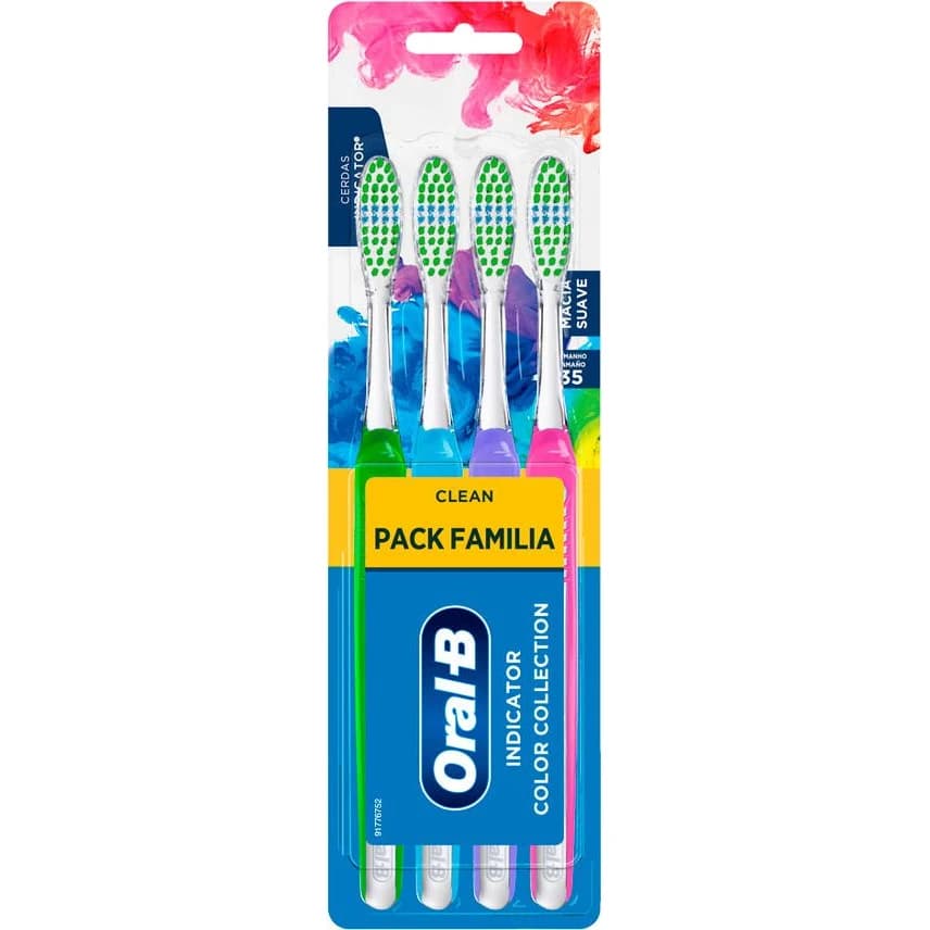 Cepillo de Dientes Oral-B Indicator Suave x4 Unidades