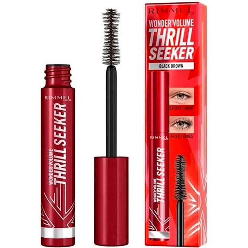 Máscara de Pestañas Rimmel Wonder Volume Thrill Seeker Black 001