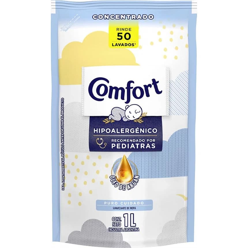Suavizante Concentrado Comfort Puro Cuidado 1 L