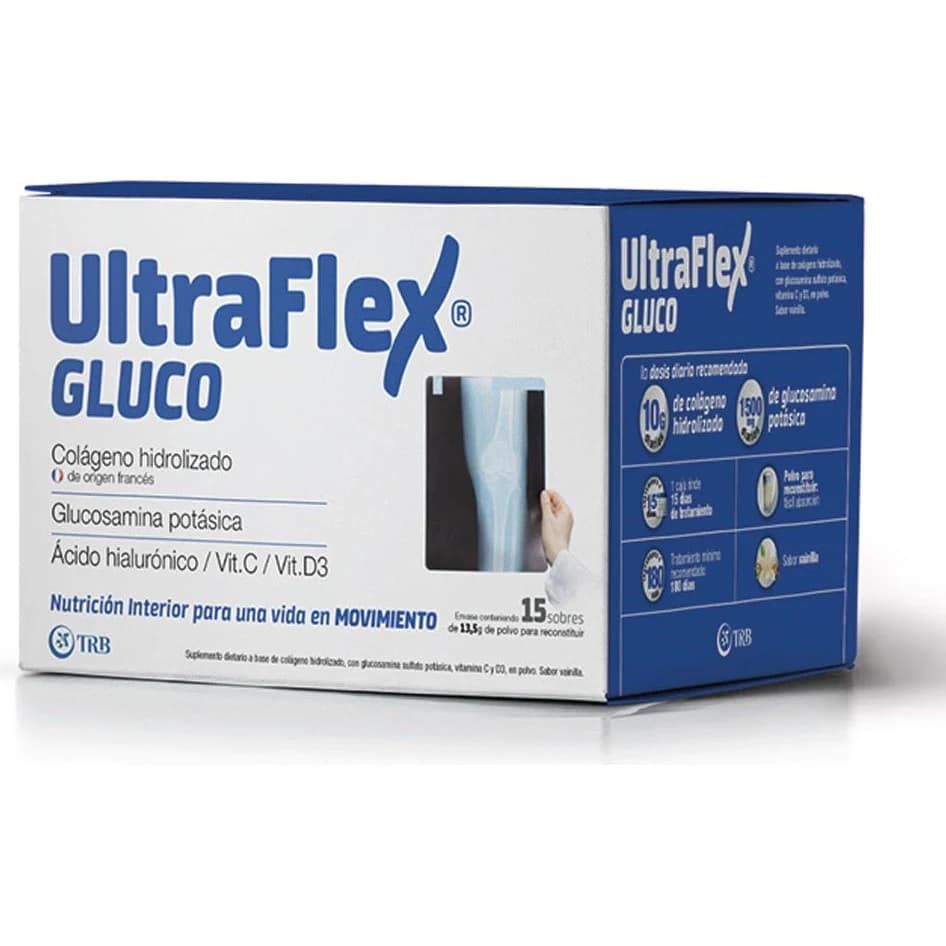 Sobres de Glucosamina Ultraflex 15 unidades